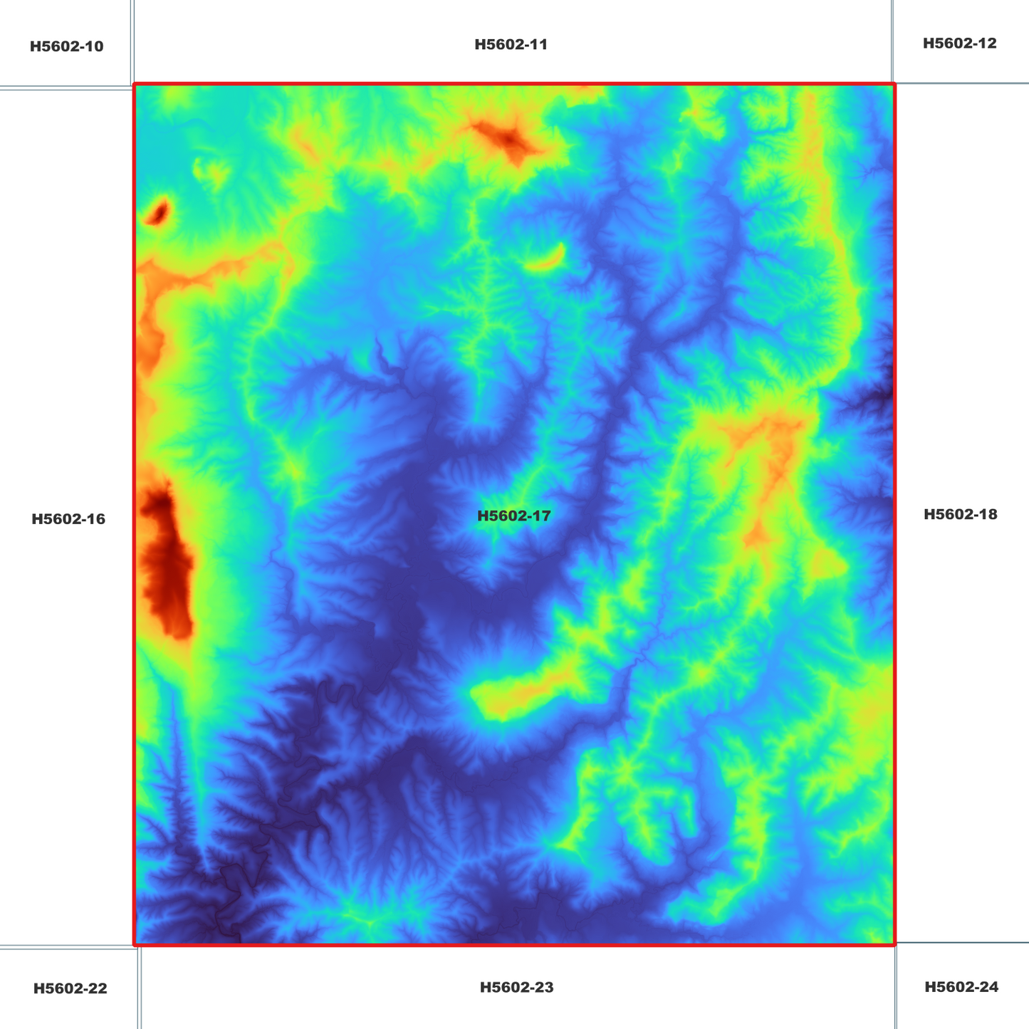 Bonalbo 1m Digital Elevation Model (H5602-17)