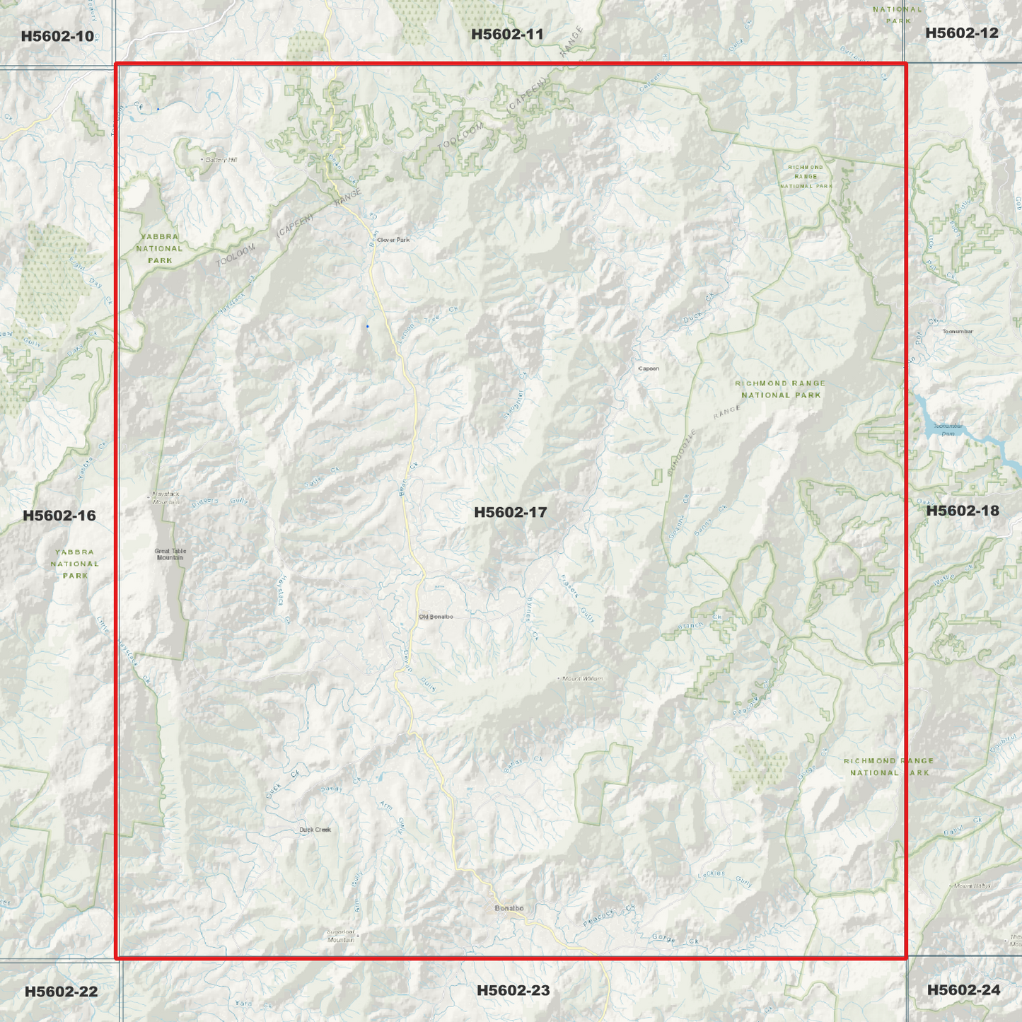 Bonalbo 1m Digital Elevation Model (H5602-17)