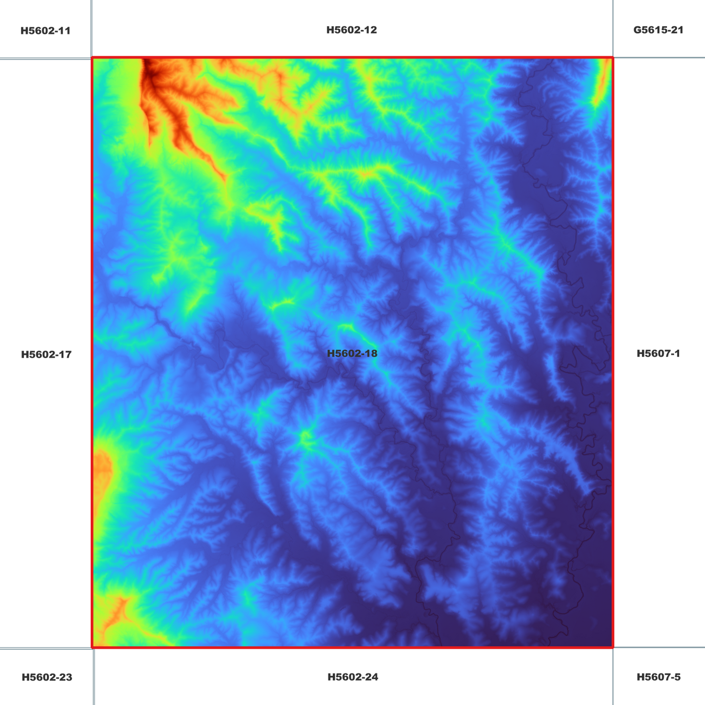 Toonumbar 1m Digital Elevation Model (H5602-18)