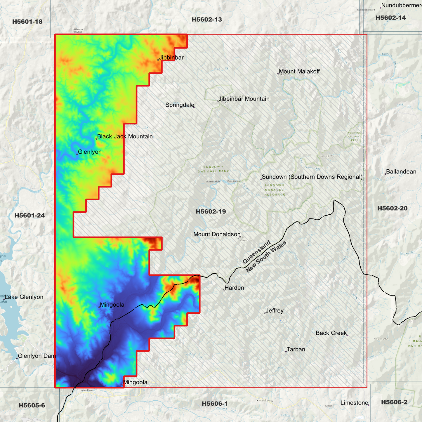 Sundown 1m Digital Elevation Model (H5602-19)