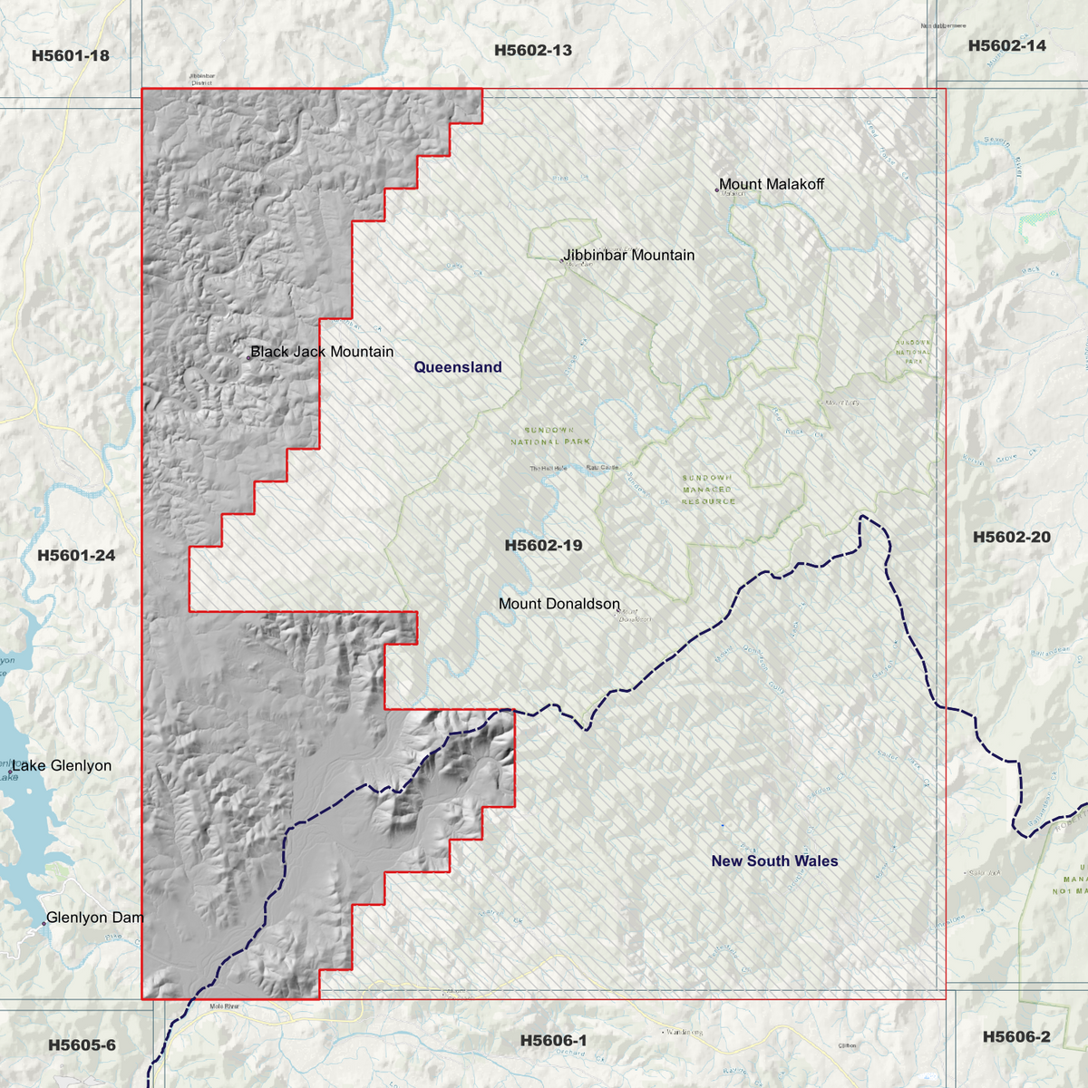 Jibbinbar 50cm, 1m & 5m Digital Elevation Models (H5602-19)