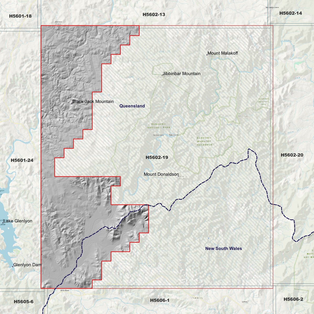 Jibbinbar 50cm, 1m & 5m Digital Elevation Models (H5602-19)