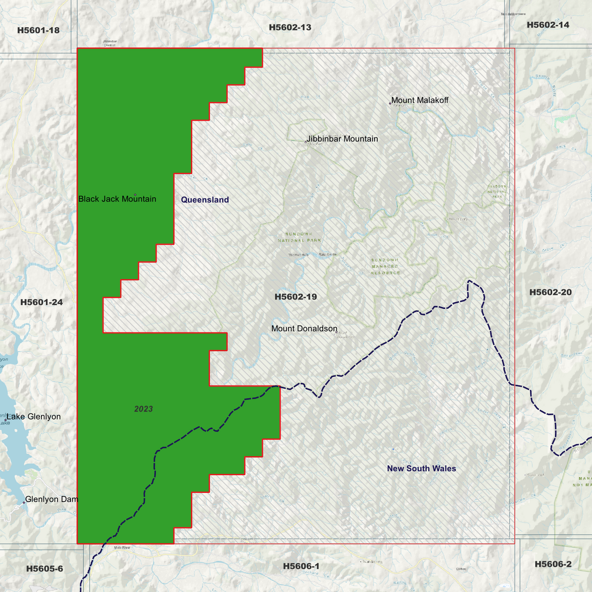 Jibbinbar 50cm, 1m & 5m Digital Elevation Models (H5602-19)