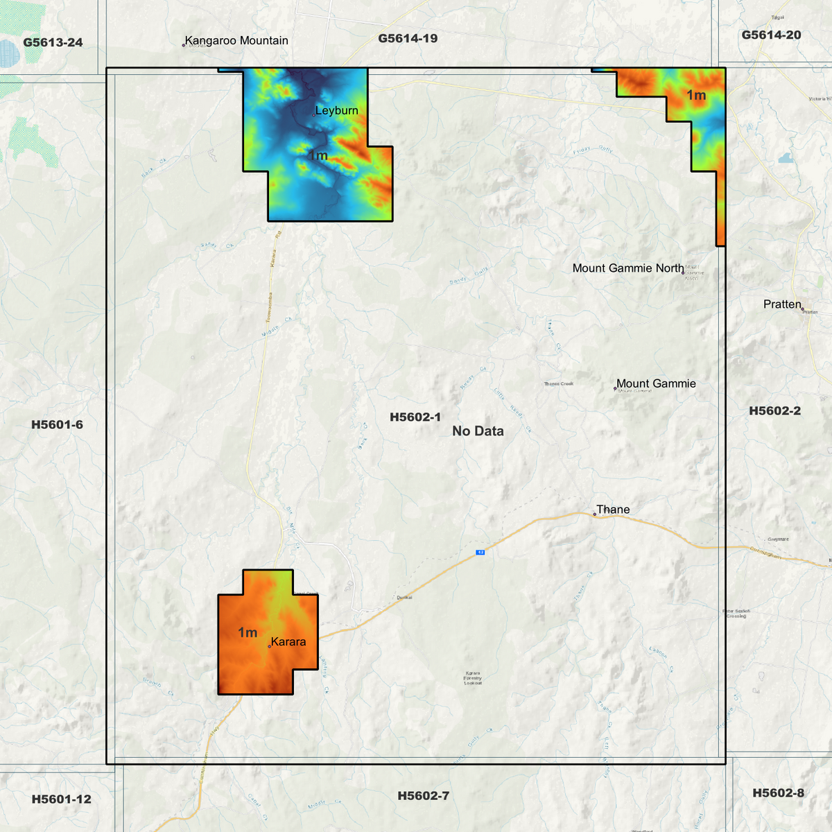 Leyburn 1m Digital Elevation Models (H5602-1)