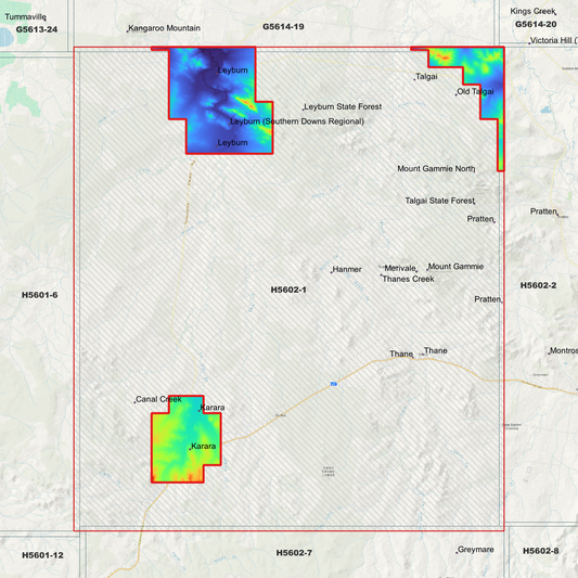 Leyburn 1m Digital Elevation Model (H5602-1)