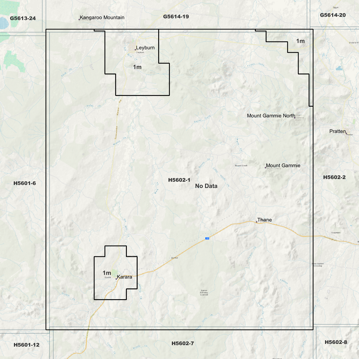 Leyburn 1m Digital Elevation Models (H5602-1)