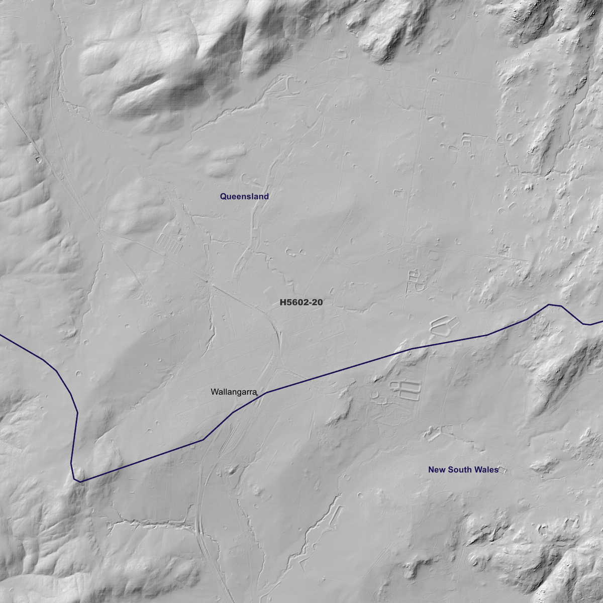 Ballandean 50cm, 1m, 2m & 5m Digital Elevation Models (H5602-20)