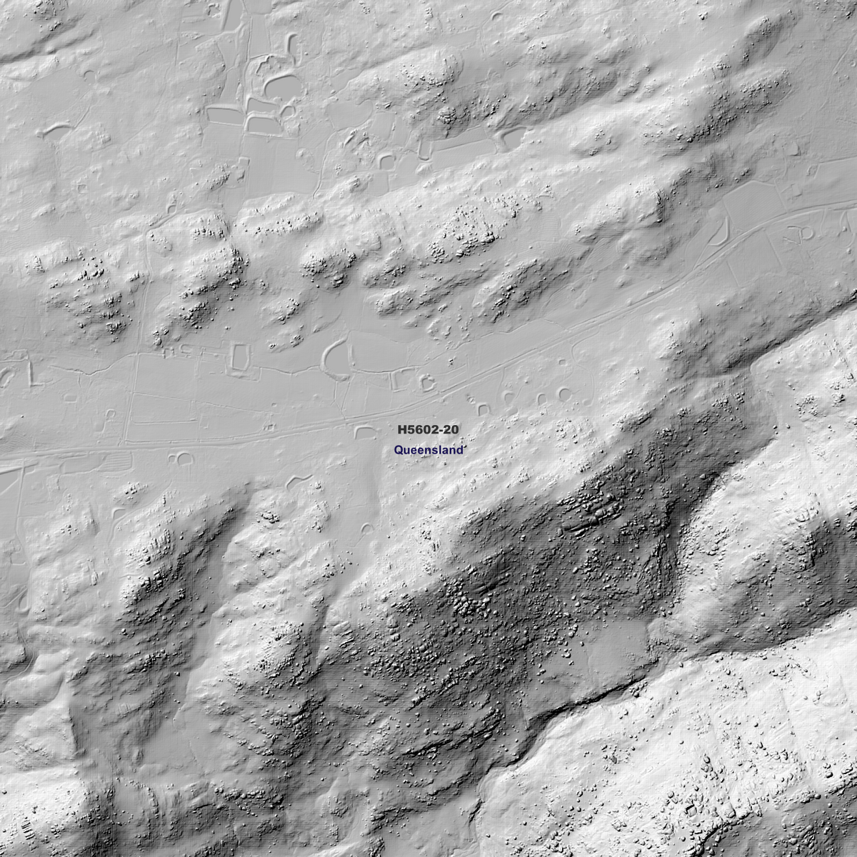 Ballandean 50cm, 1m, 2m & 5m Digital Elevation Models (H5602-20)
