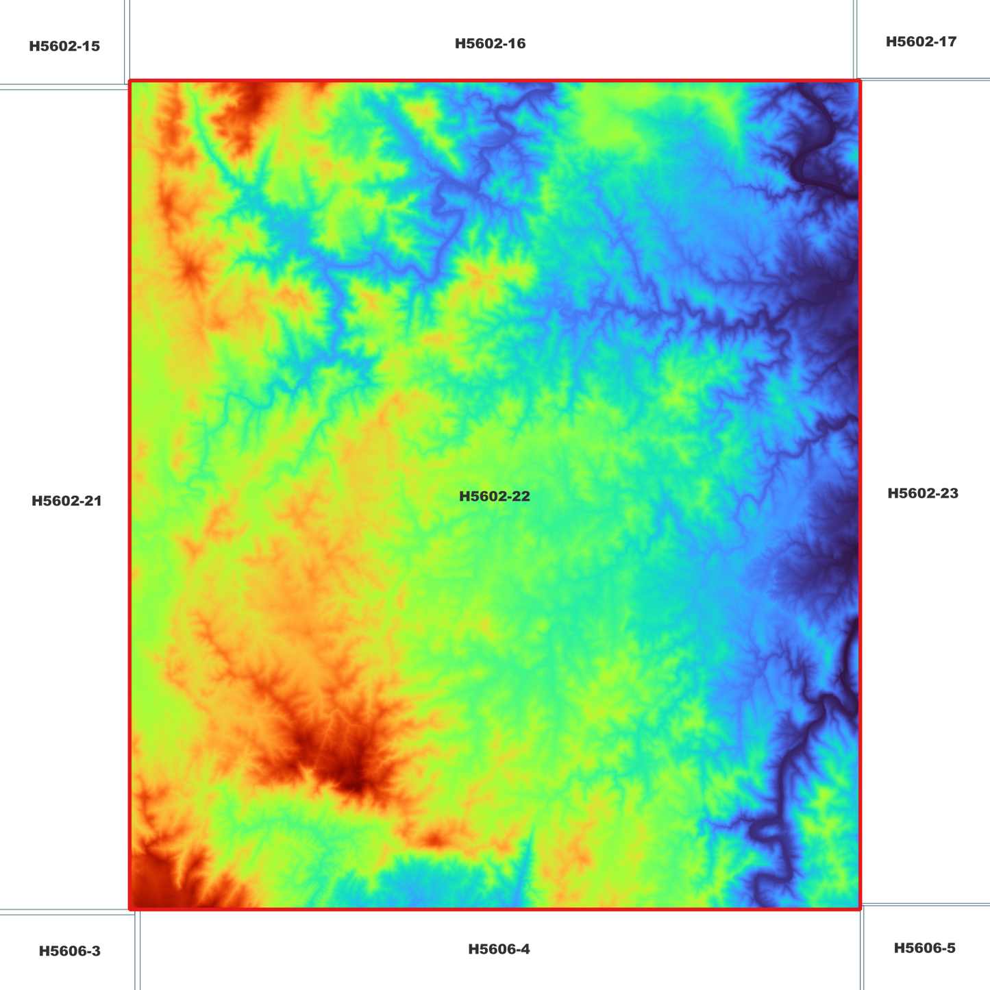 Drake 1m Digital Elevation Model (H5602-22)