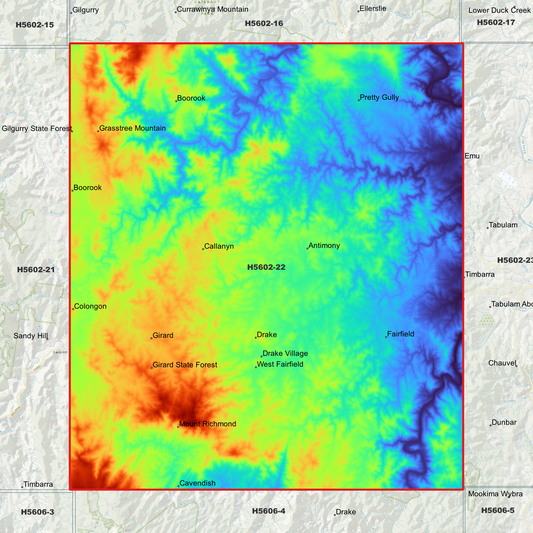 Drake 1m Digital Elevation Model (H5602-22)