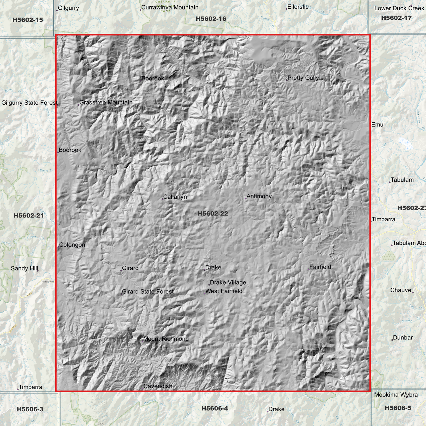 Drake 1m Digital Elevation Model (H5602-22)