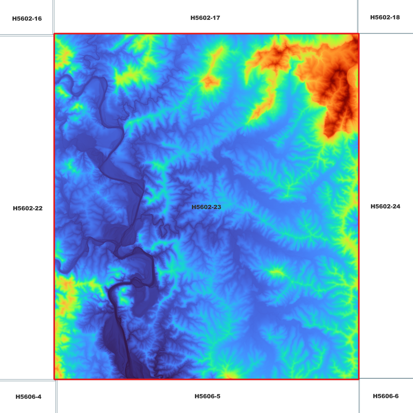 Tabulam 1m Digital Elevation Model (H5602-23)