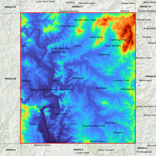 Tabulam 1m Digital Elevation Model (H5602-23)