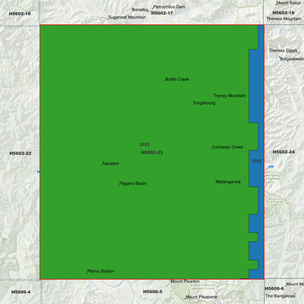 Tabulam 1m Digital Elevation Models (H5602-23)