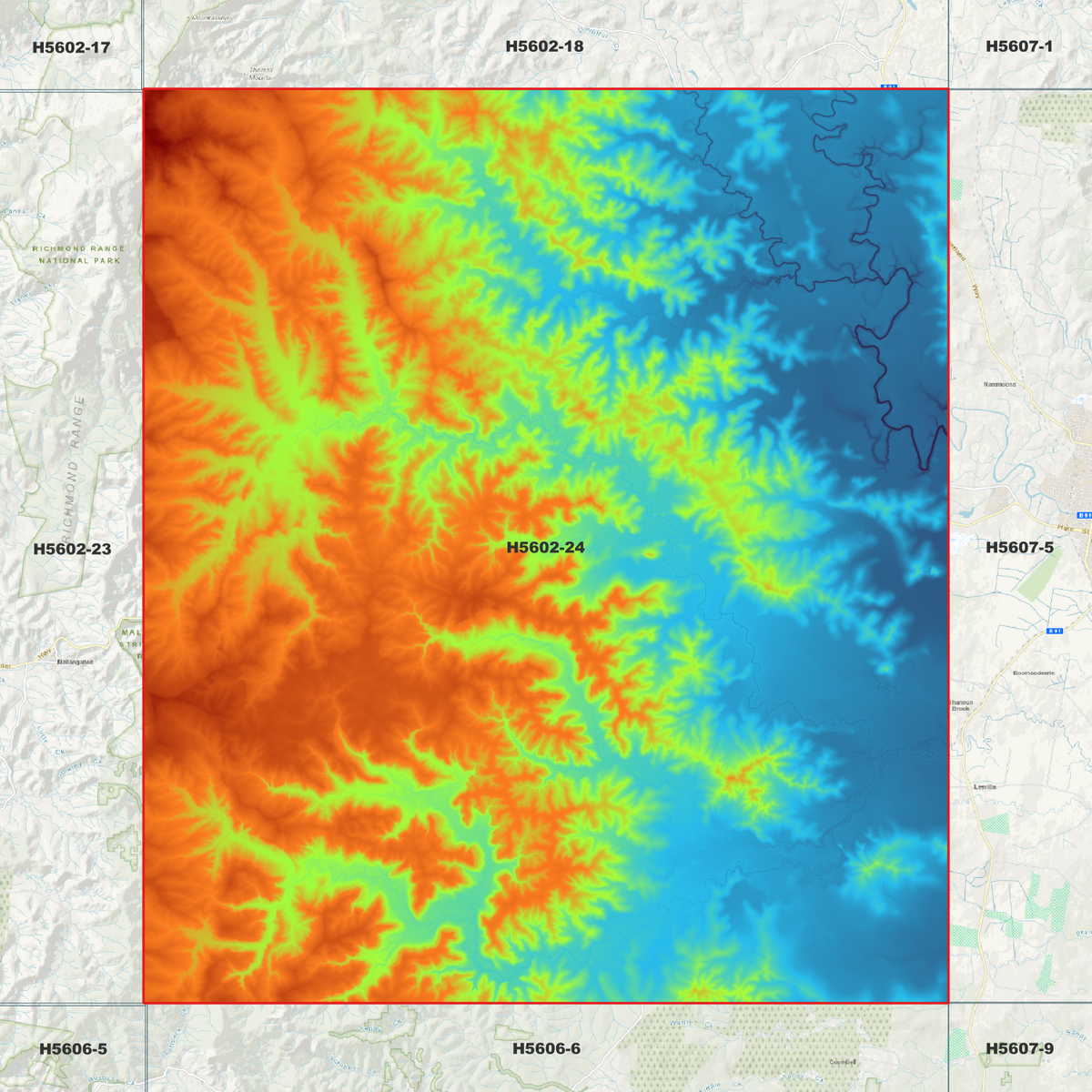 Hogarth 1m Digital Elevation Models (H5602-24)