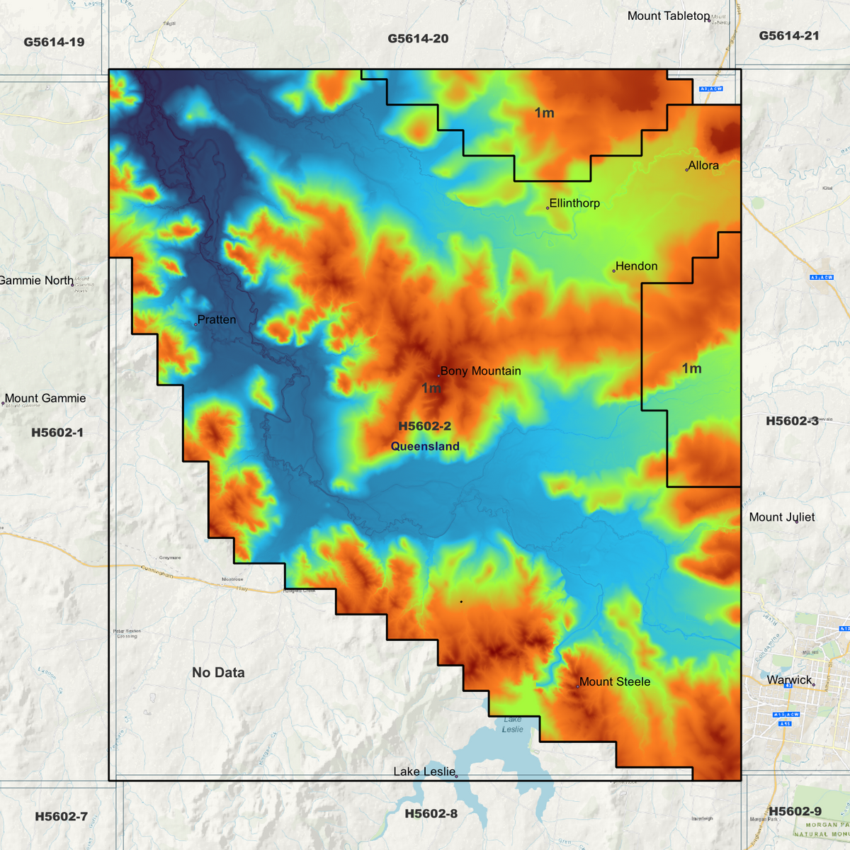 Leslie 1m Digital Elevation Models (H5602-2)