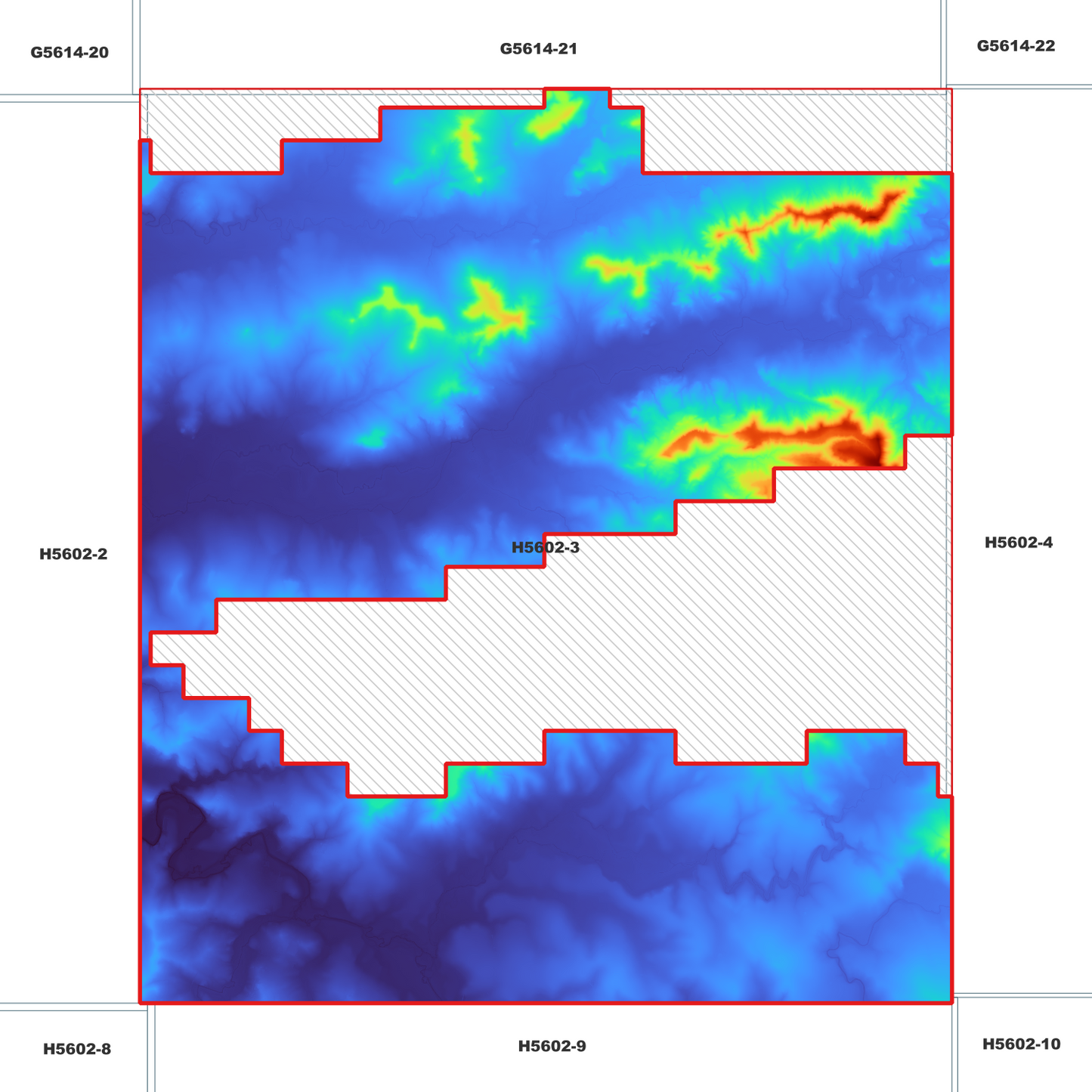 Warwick 1m Digital Elevation Model (H5602-3)