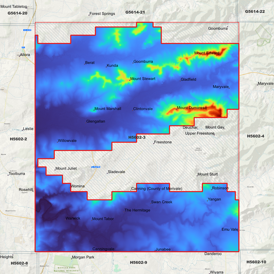Warwick 1m Digital Elevation Model (H5602-3)