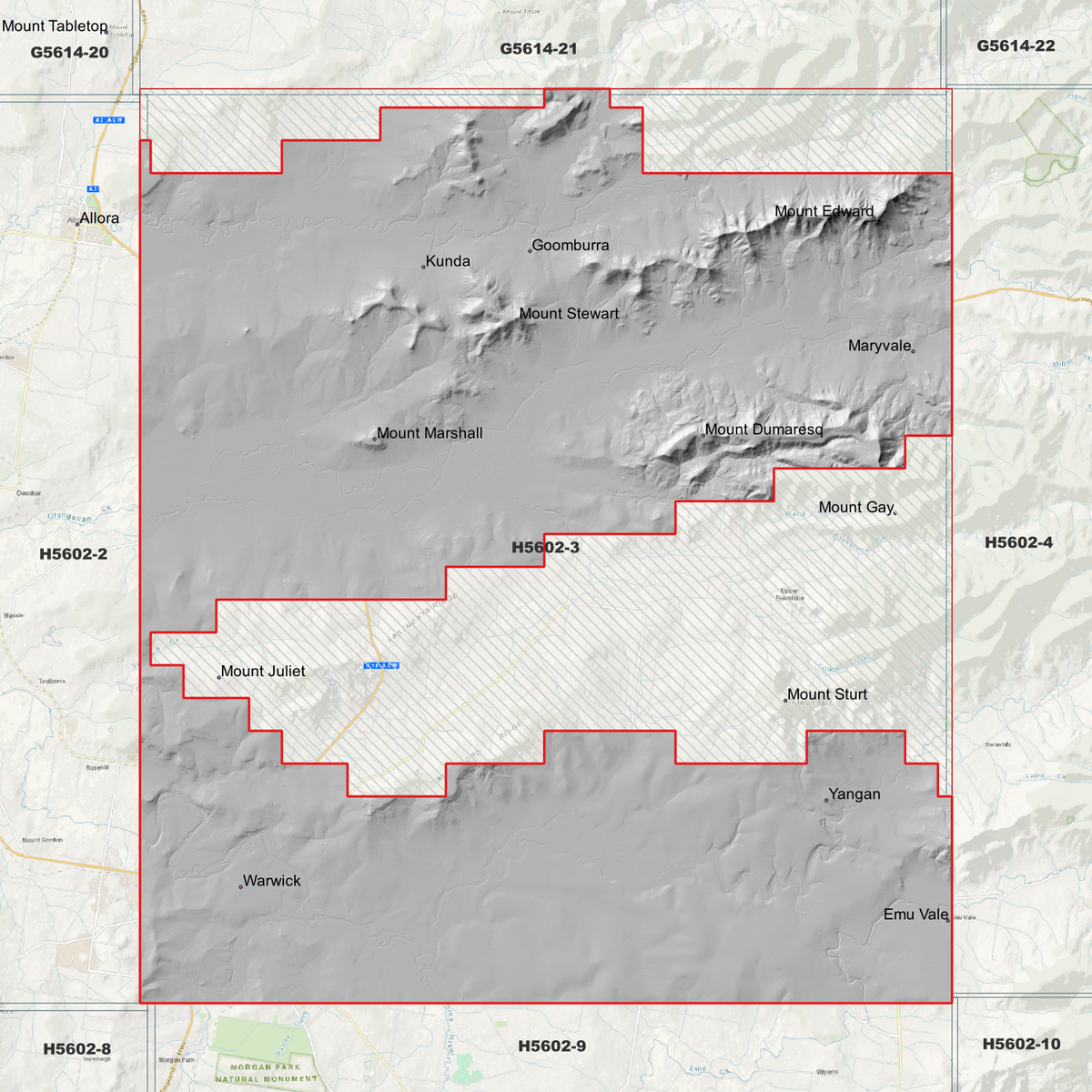 Warwick 1m Digital Elevation Models (H5602-3)