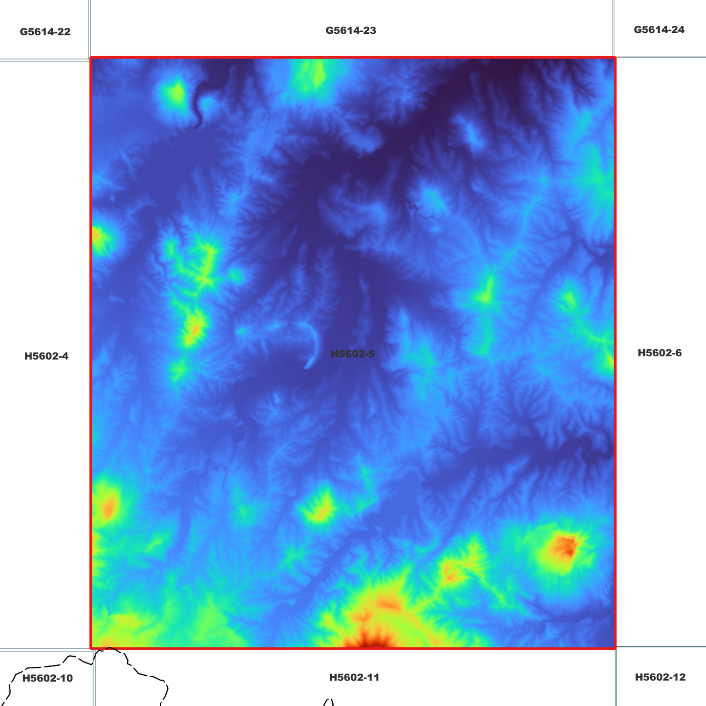 Coochin 1m Digital Elevation Model (H5602-5)