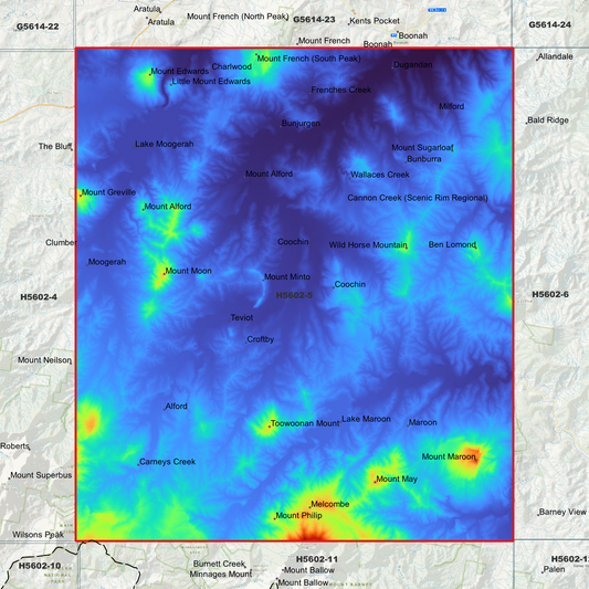 Coochin 1m Digital Elevation Model (H5602-5)