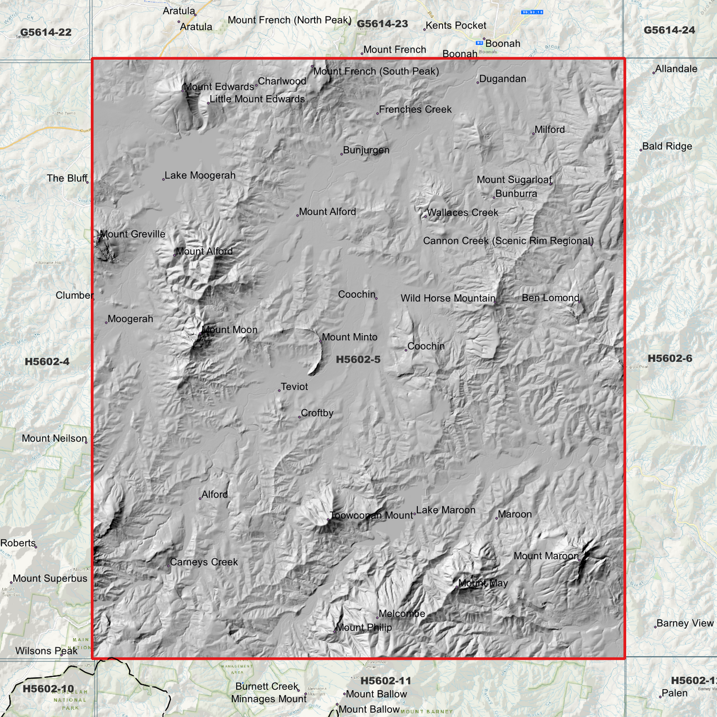 Coochin 1m Digital Elevation Model (H5602-5)