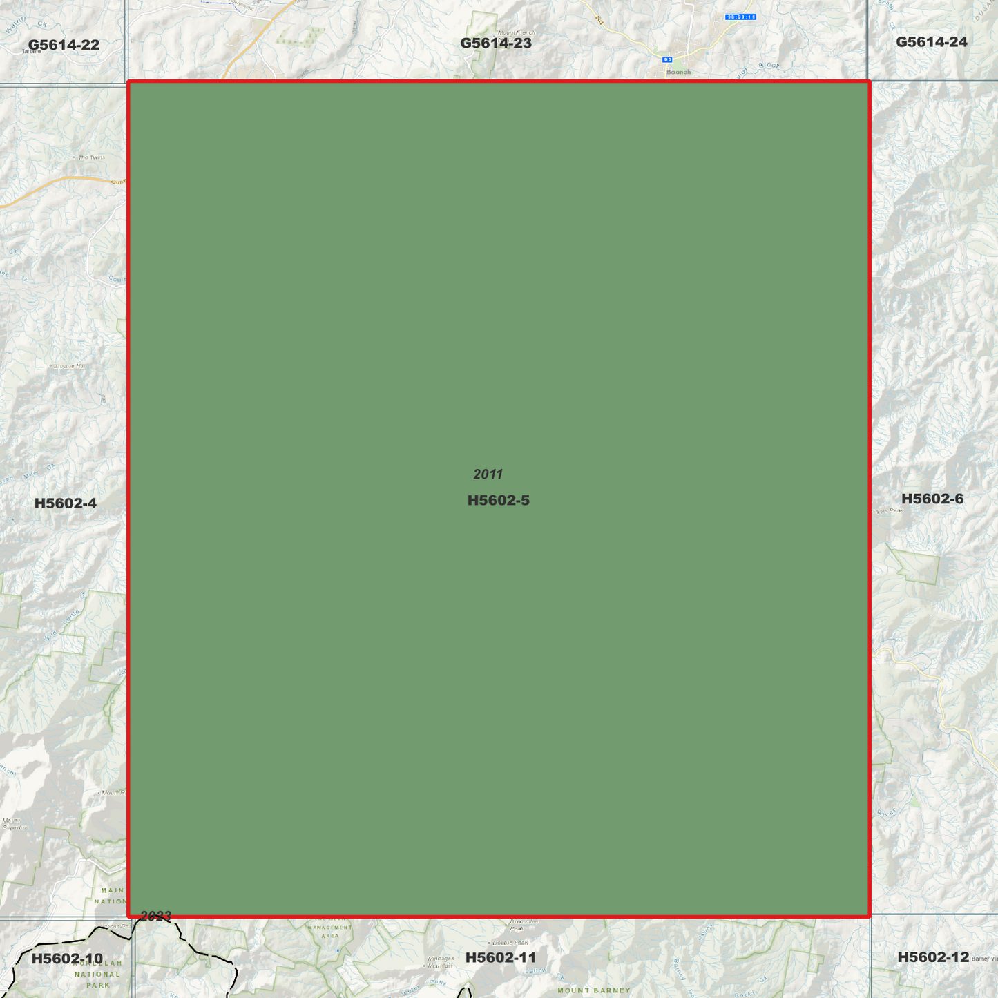 Coochin 1m Digital Elevation Model (H5602-5)