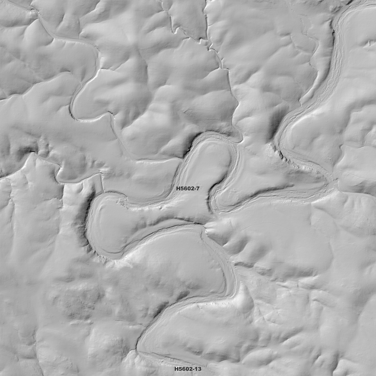 Burrabaranga 50cm & 1m Digital Elevation Models (H5602-7)