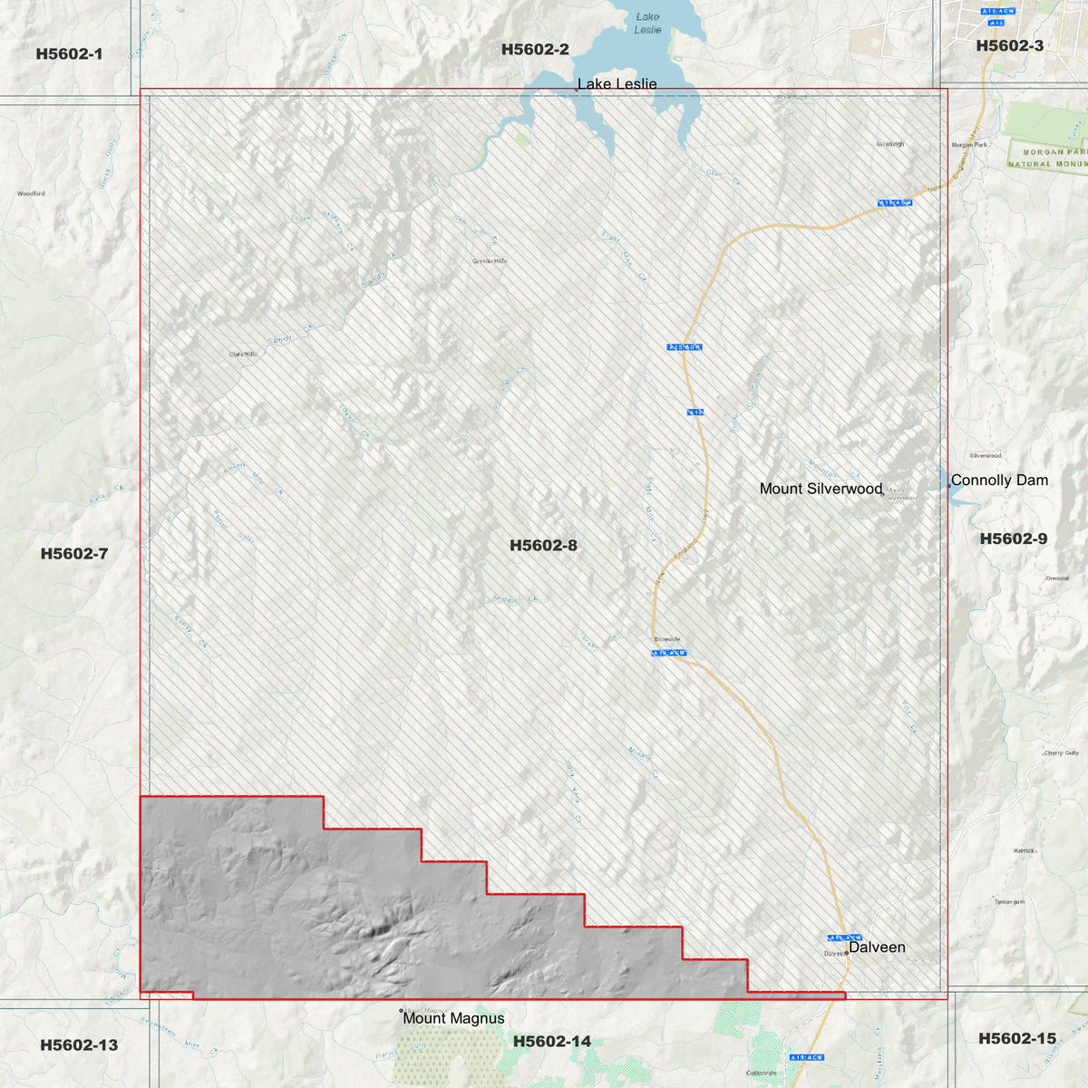 Dalveen 50cm & 1m Digital Elevation Models (H5602-8)