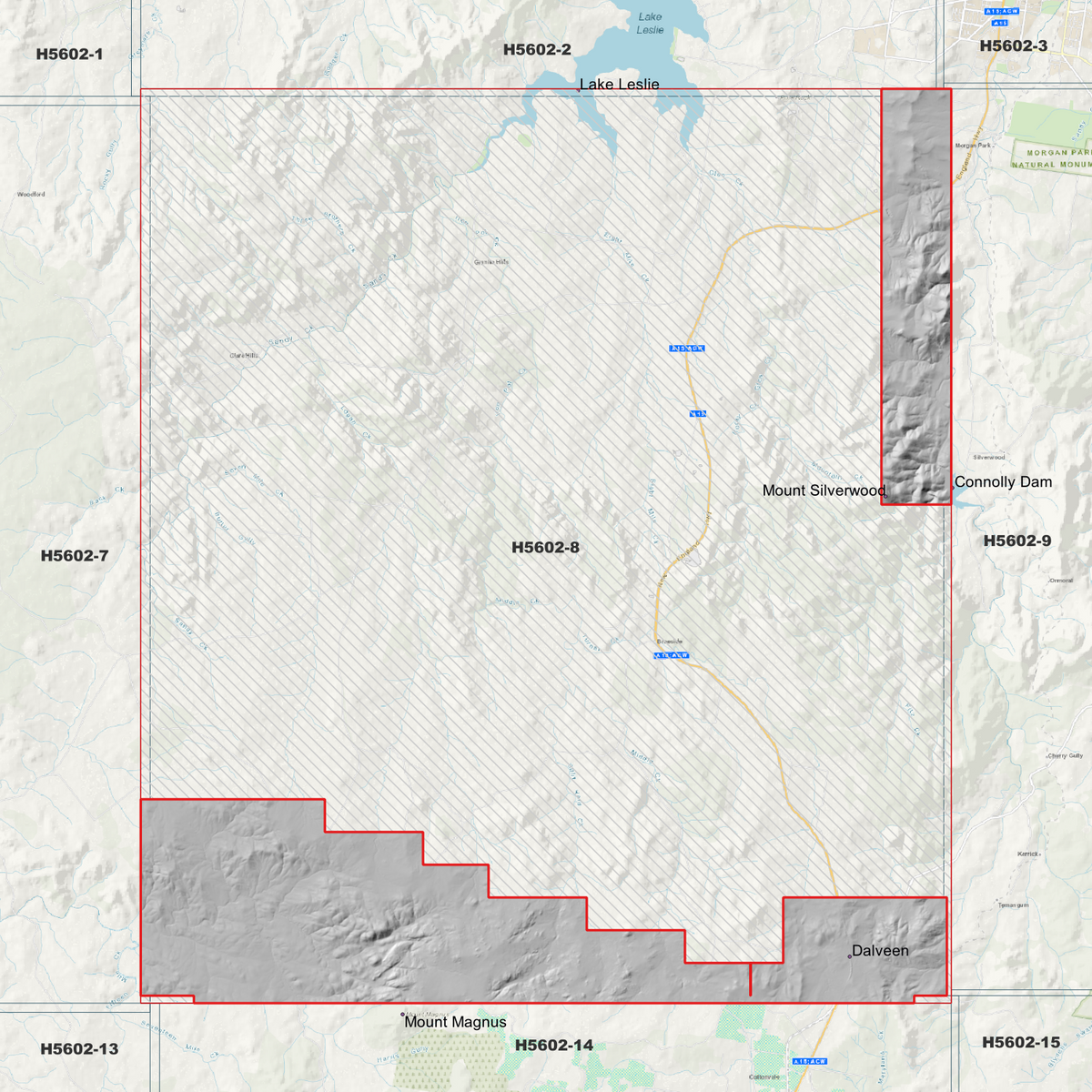 Dalveen 50cm & 1m Digital Elevation Models (H5602-8)