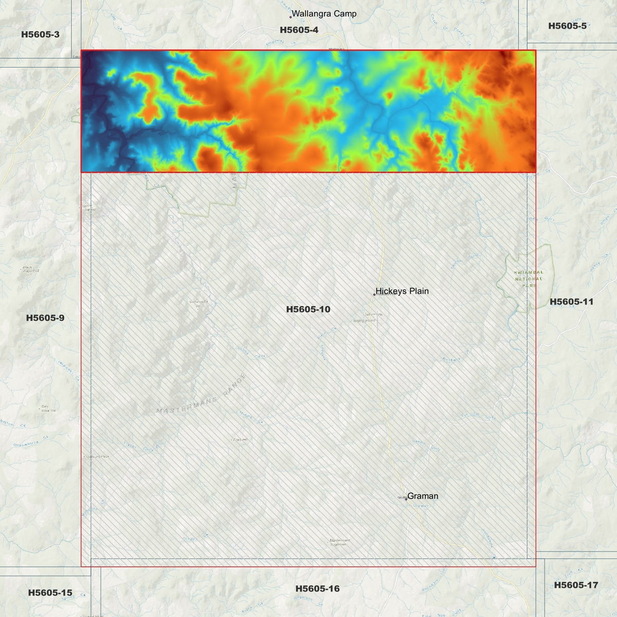 Balfours Peak 1m & 2m Digital Elevation Models (H5605-10)