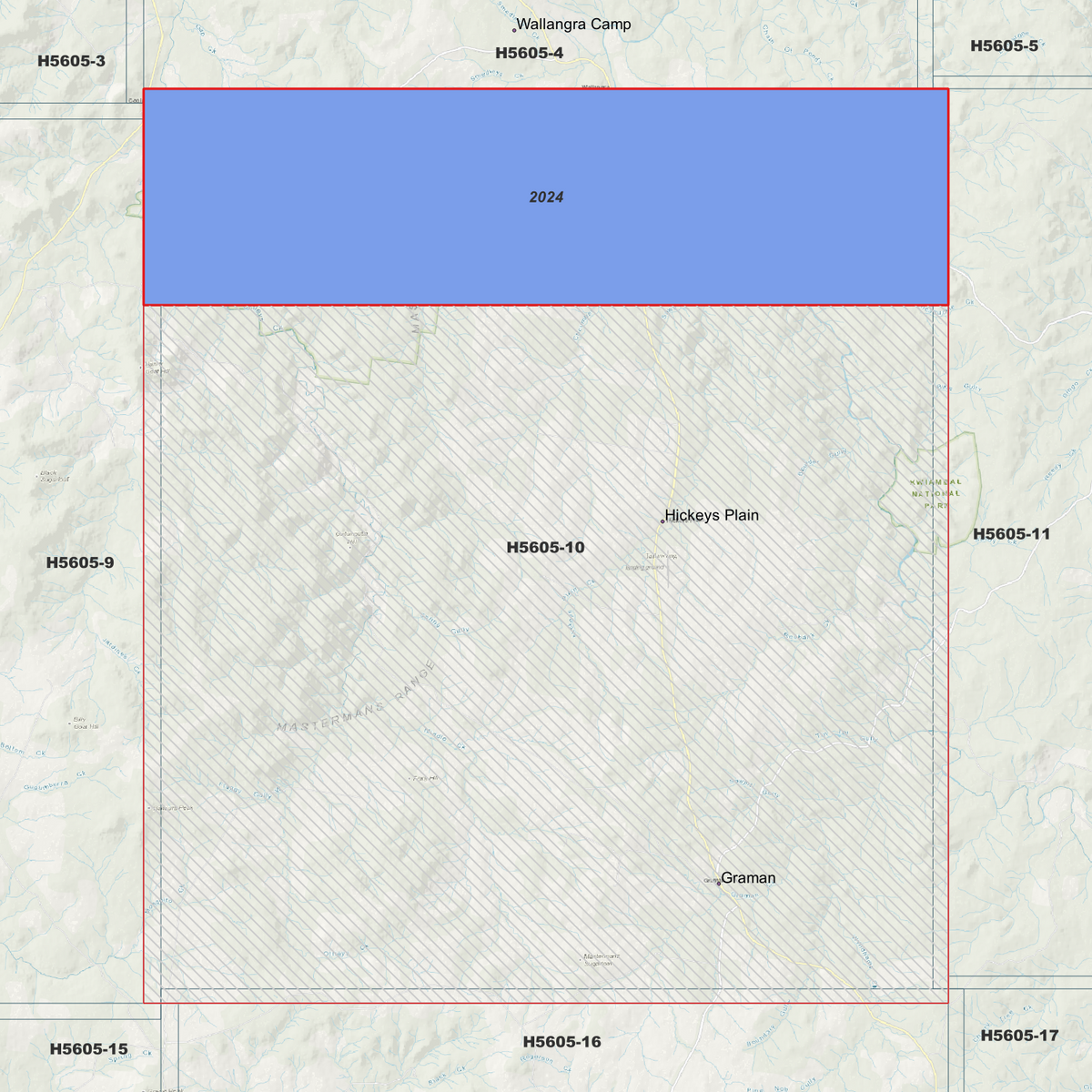 Balfours Peak 1m & 2m Digital Elevation Models (H5605-10)
