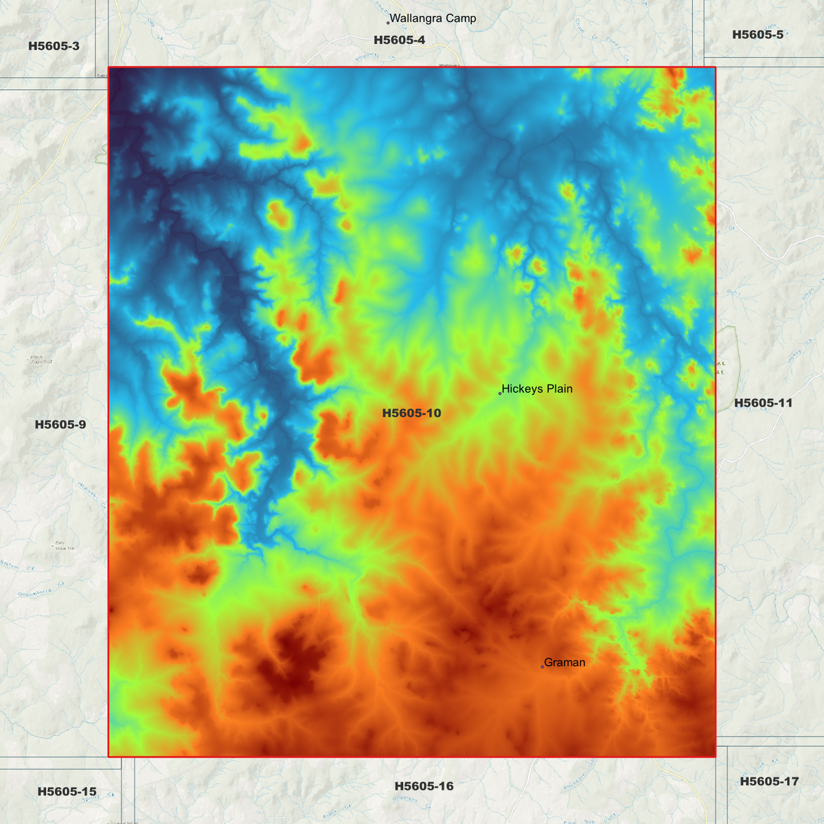 Balfours Peak 1m & 2m Digital Elevation Models (H5605-10)