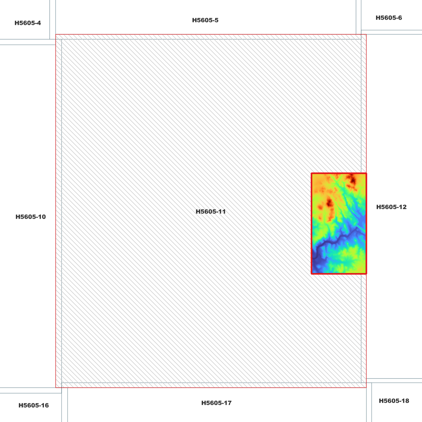 Ashford 1m Digital Elevation Model (H5605-11)