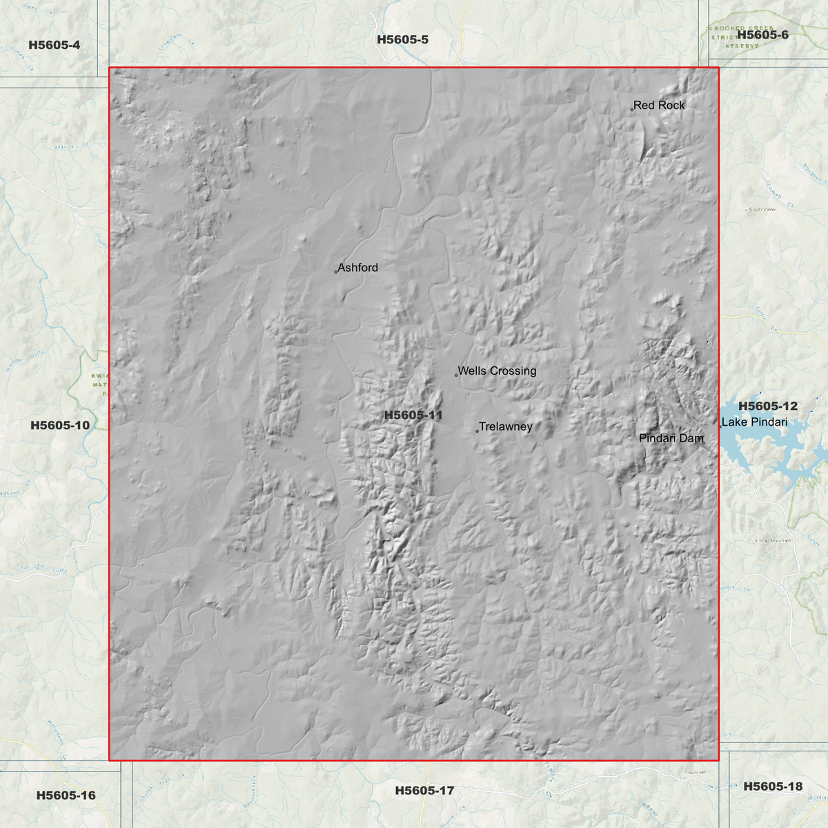Ashford 1m, 2m & 5m Digital Elevation Models (H5605-11)
