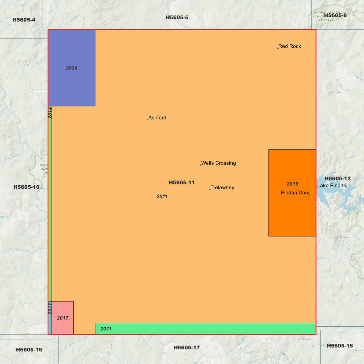 Ashford 1m, 2m & 5m Digital Elevation Models (H5605-11)