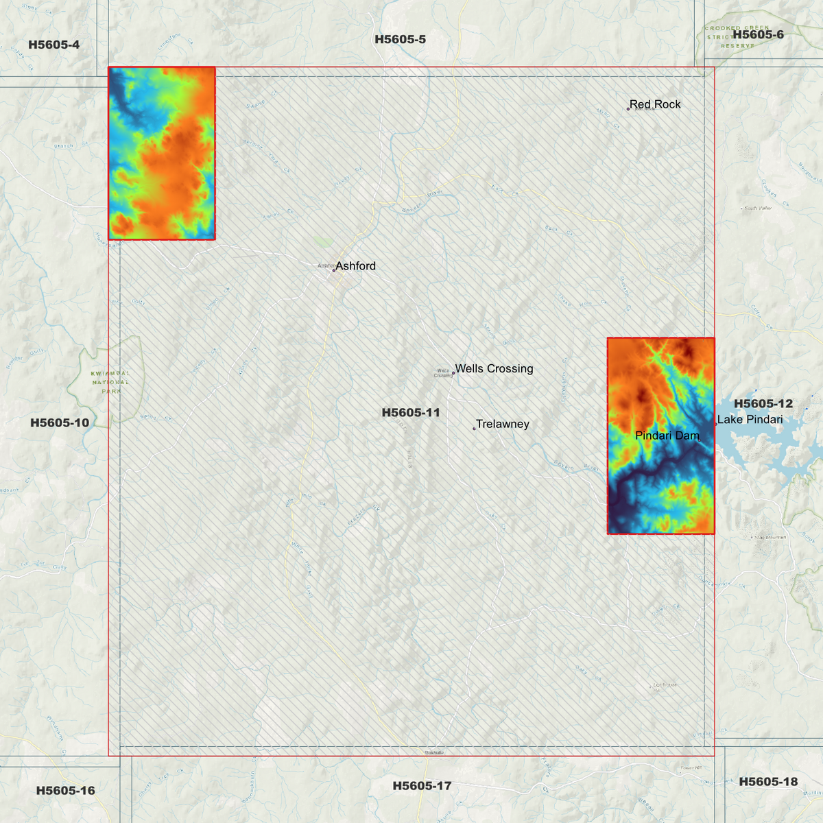 Ashford 1m, 2m & 5m Digital Elevation Models (H5605-11)