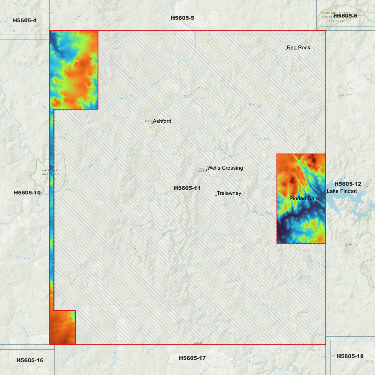 Ashford 1m, 2m & 5m Digital Elevation Models (H5605-11)