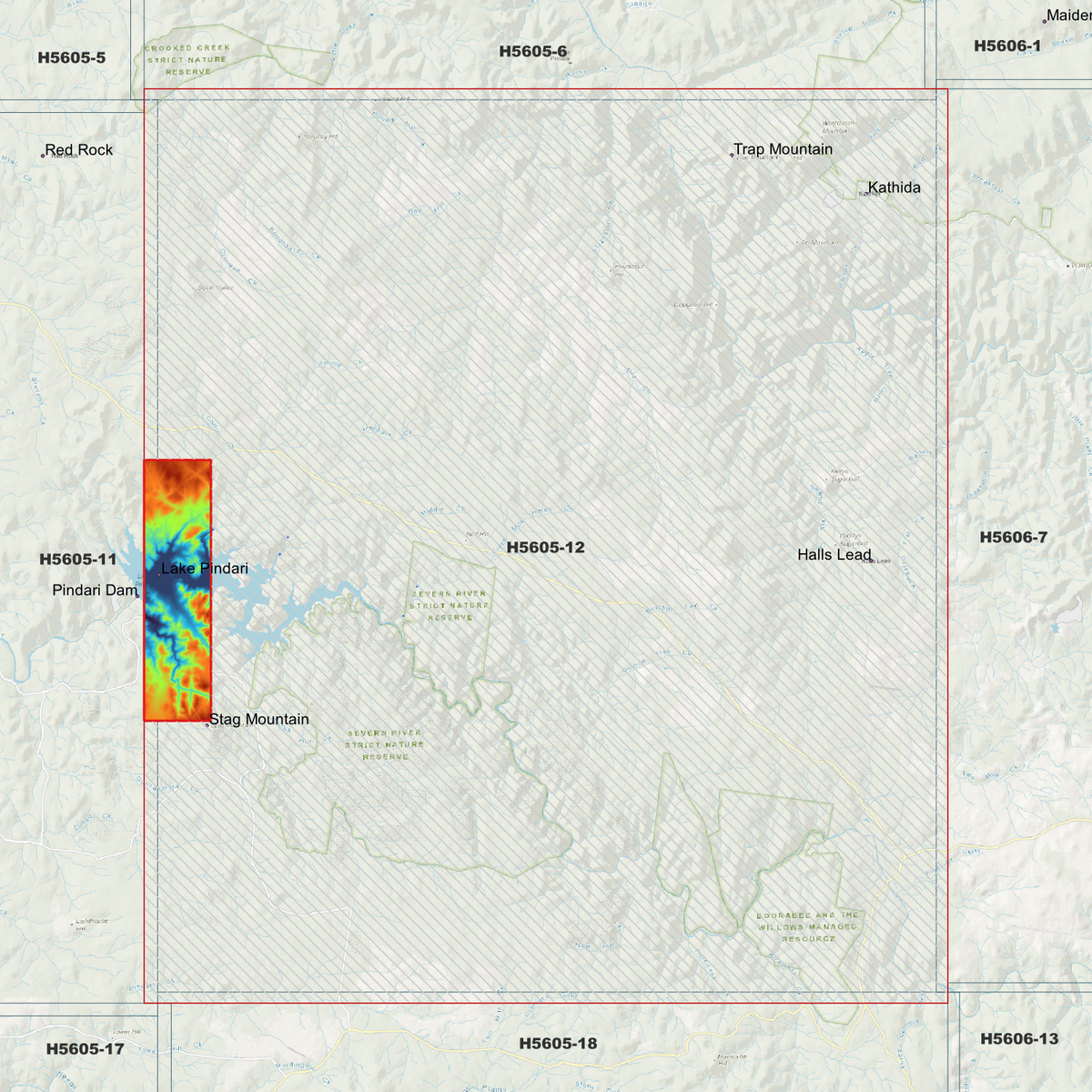 Pindari 1m & 5m Digital Elevation Models (H5605-12)