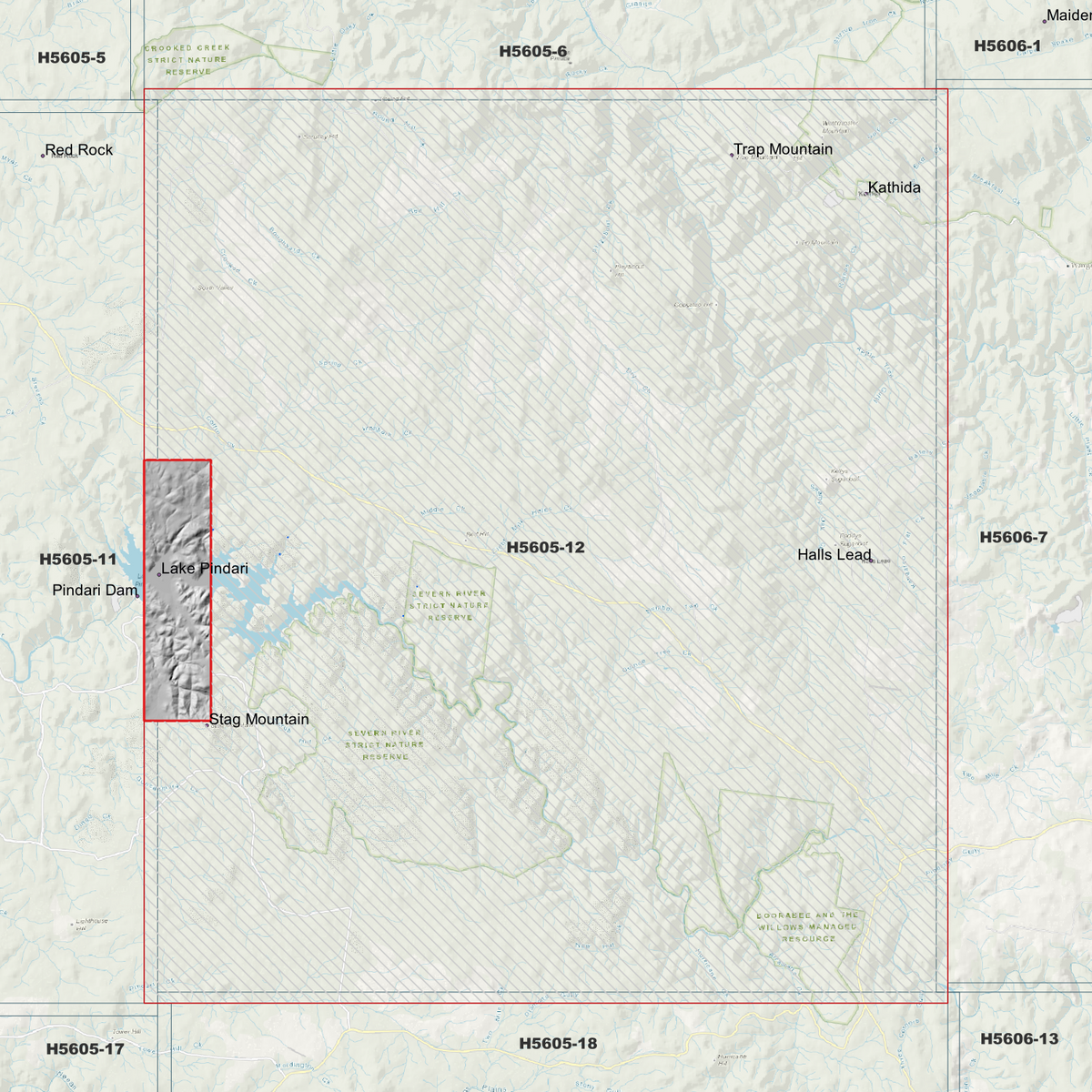 Pindari 1m & 5m Digital Elevation Models (H5605-12)