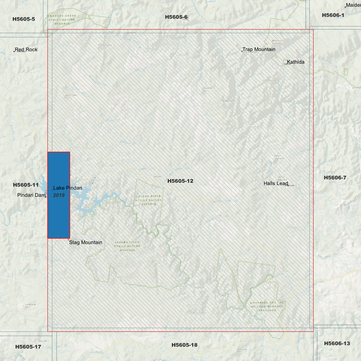 Pindari 1m & 5m Digital Elevation Models (H5605-12)