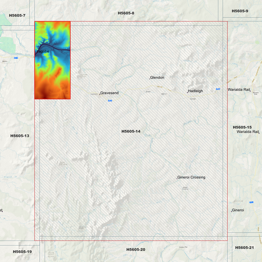 Glendon 1m Digital Elevation Model (H5605-14)