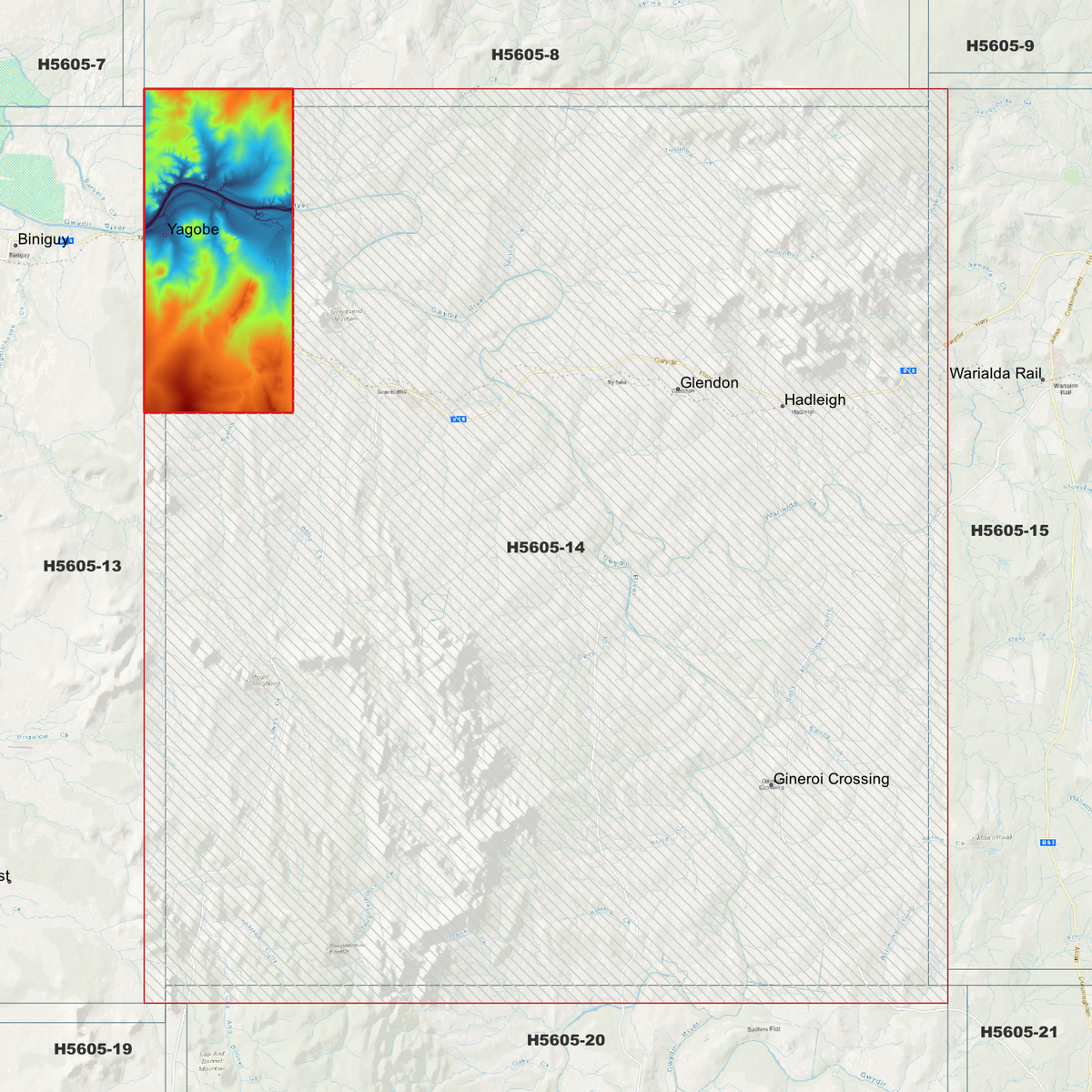 Glendon 1m, 2m & 5m Digital Elevation Models (H5605-14)