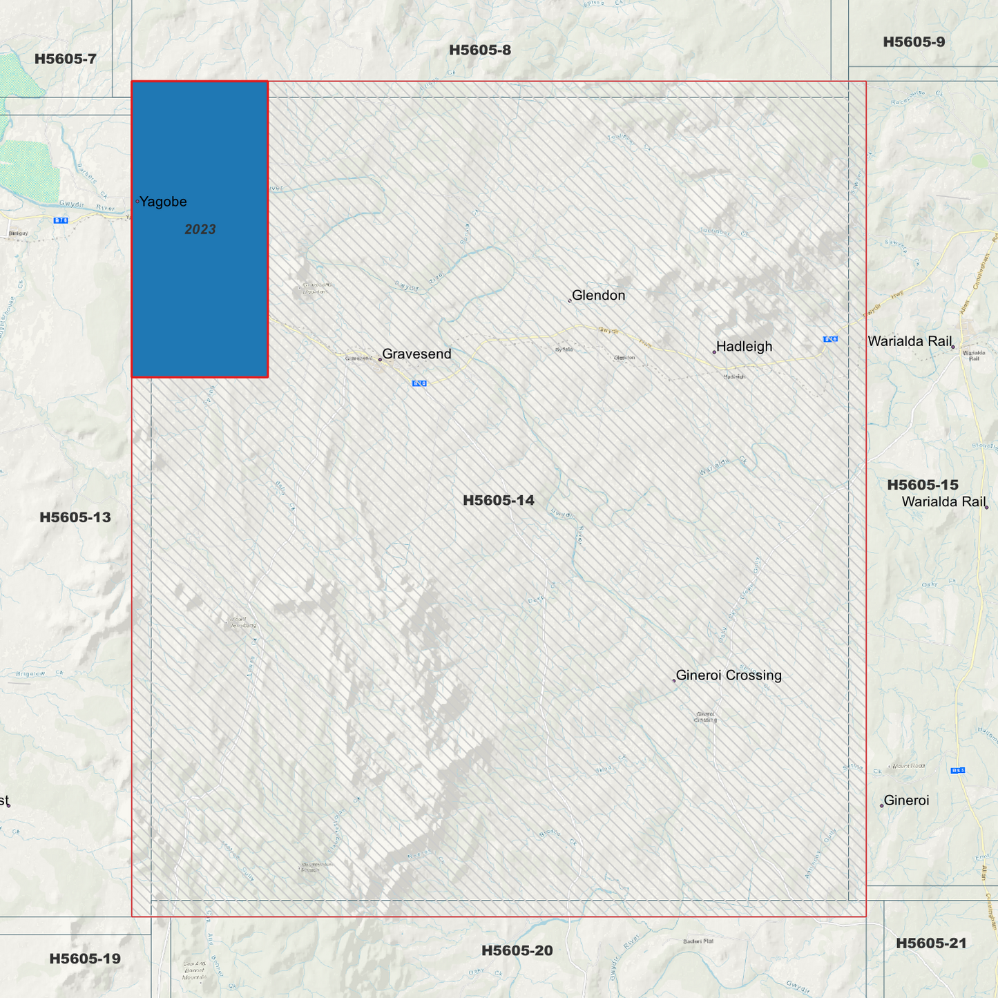 Glendon 1m Digital Elevation Model (H5605-14)
