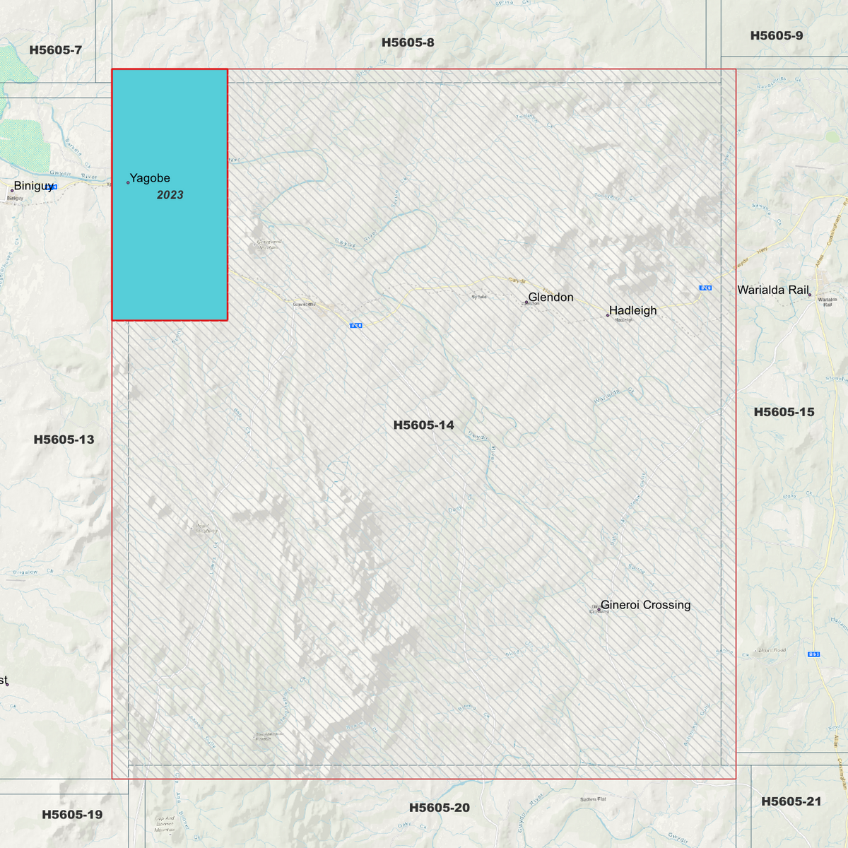Glendon 1m, 2m & 5m Digital Elevation Models (H5605-14)