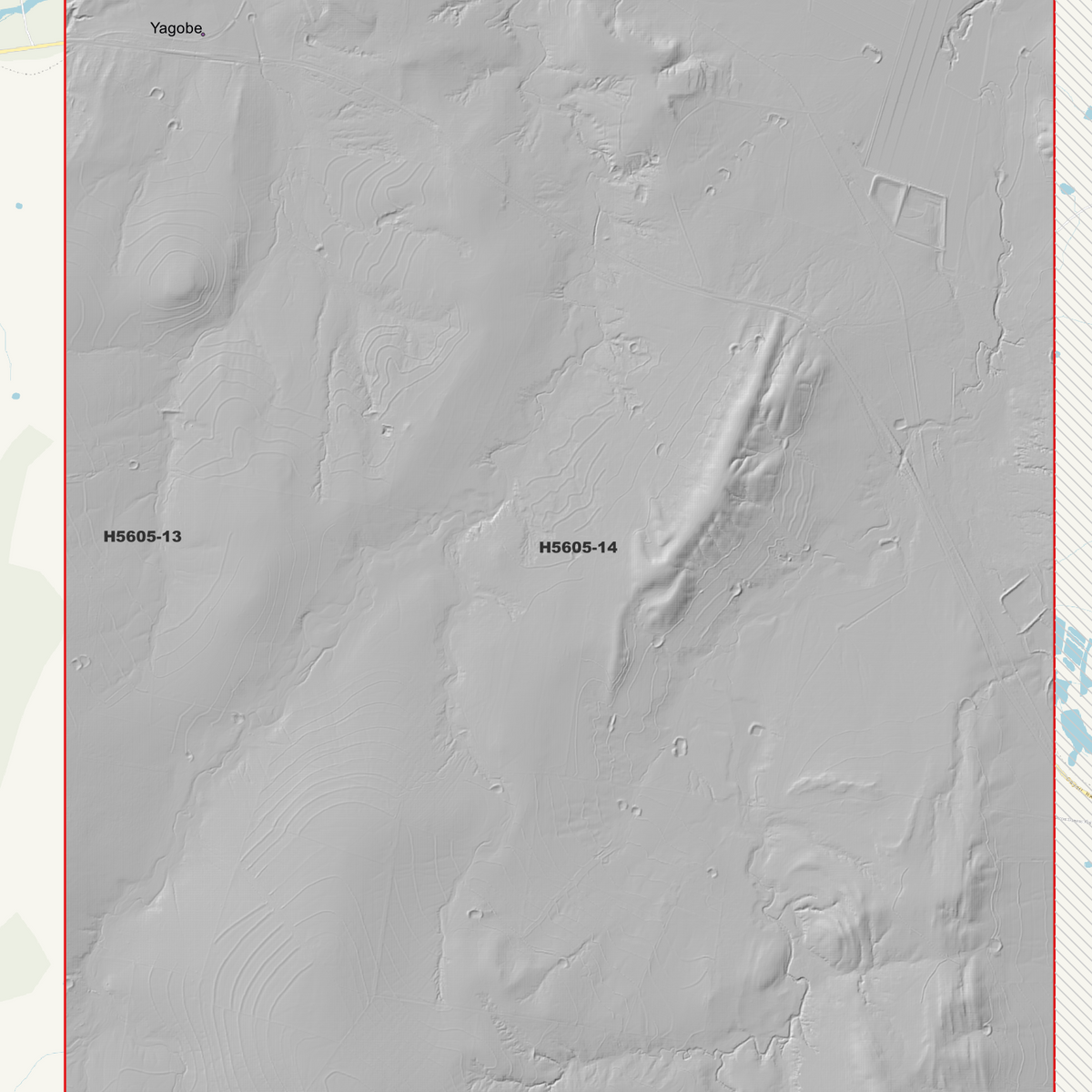 Glendon 1m, 2m & 5m Digital Elevation Models (H5605-14)