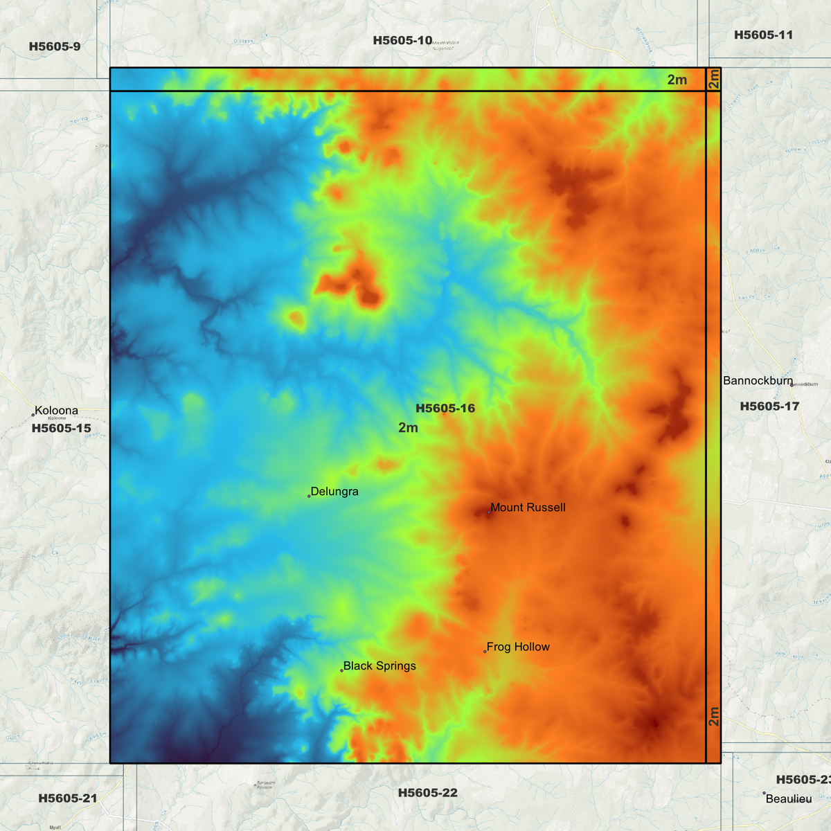 Gragin 2m Digital Elevation Models (H5605-16)