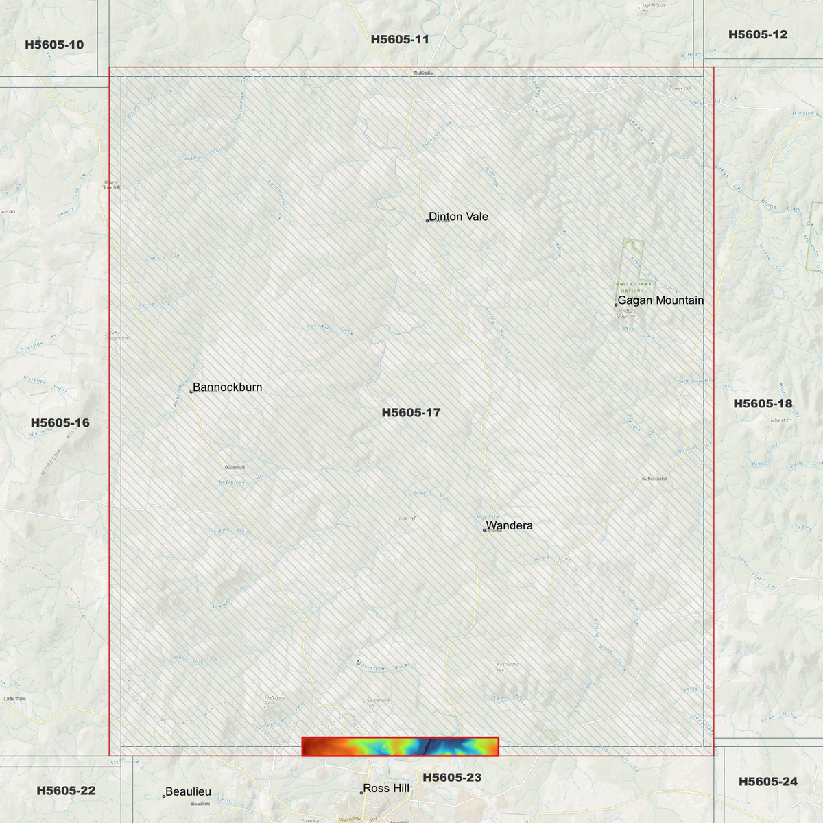 Nullamanna 1m, 2m & 5m Digital Elevation Models (H5605-17)