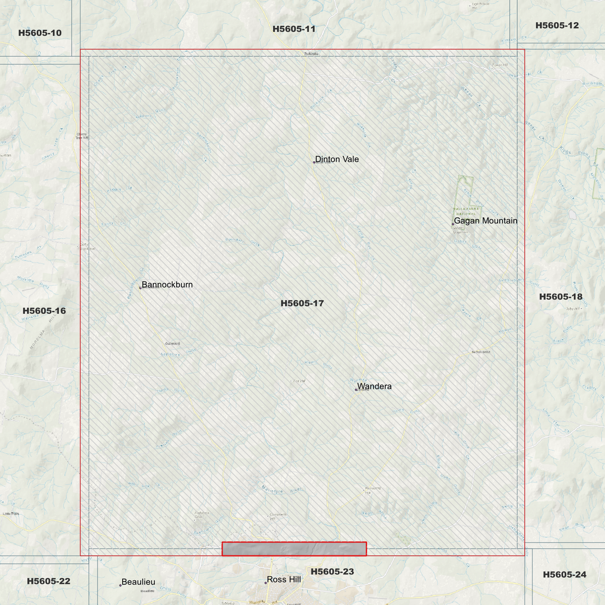 Nullamanna 1m, 2m & 5m Digital Elevation Models (H5605-17)