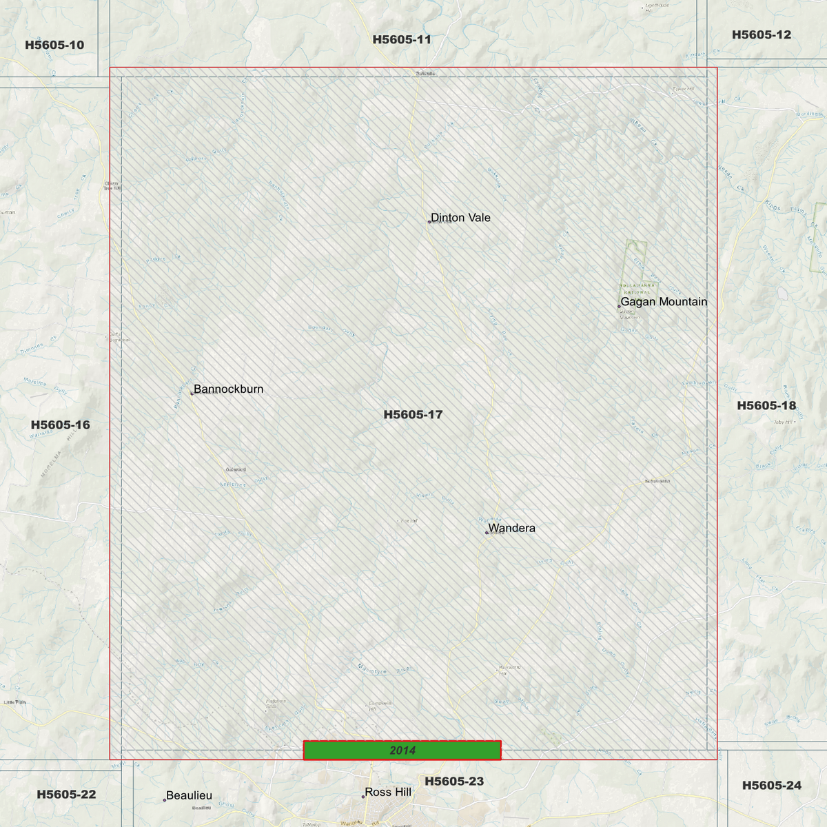 Nullamanna 1m, 2m & 5m Digital Elevation Models (H5605-17)